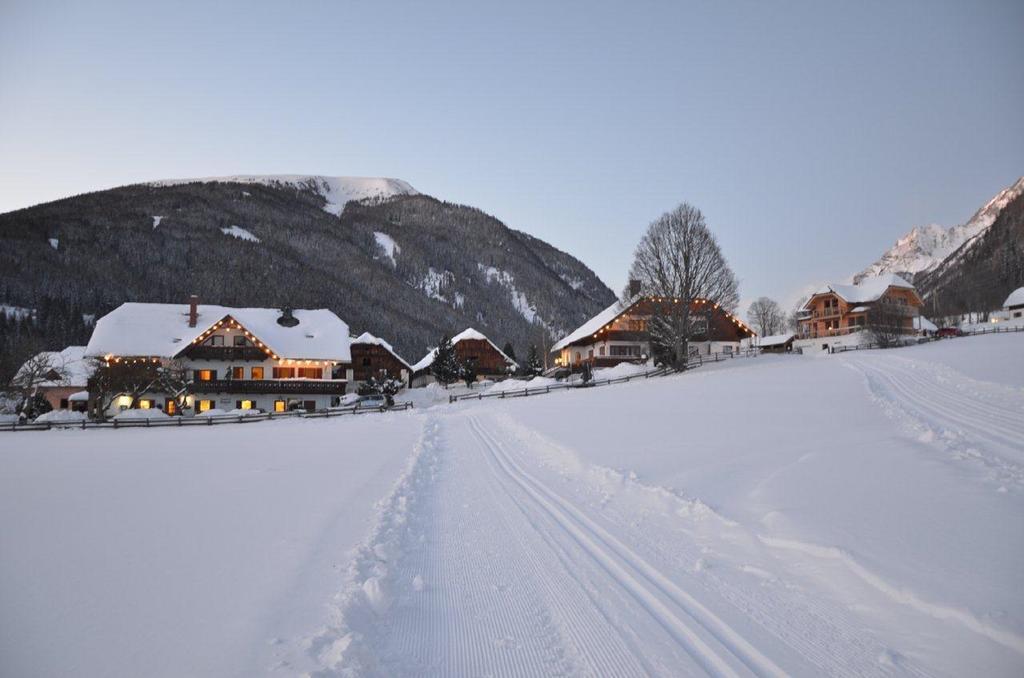 Landhotel - Apartments Bauer Hintergoriach Bagian luar foto